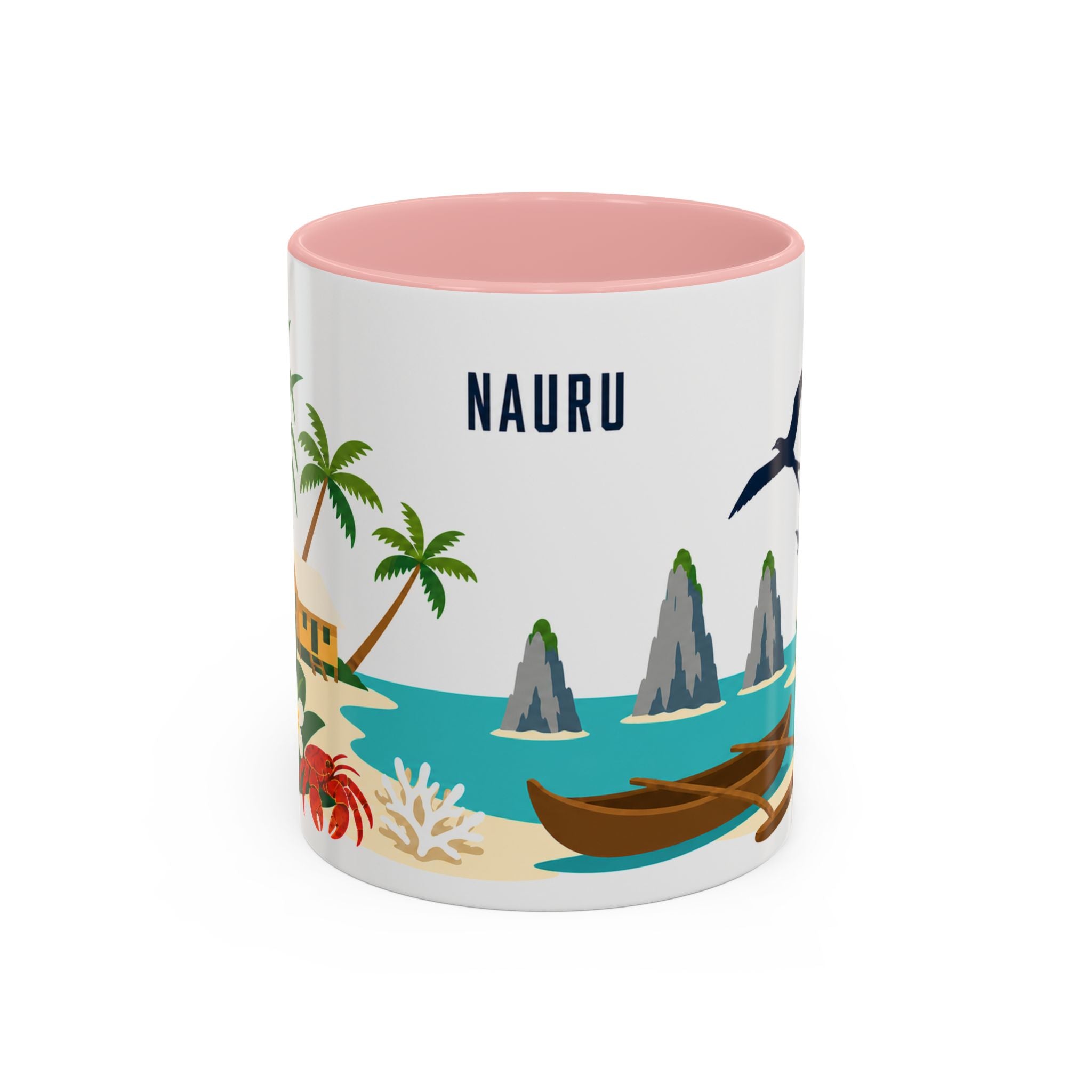 Nauru Coffee Mug | Travel Souvenir Accent Mug | Country Gift Ceramic Cup 11oz 15oz