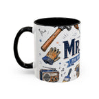Mr Fix It Coffee Mug | Father's Day Gift for Dad | Accent Color Ceramic 11oz 15oz