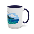 National Park of American Samoa Coffee Mug | Solid Color Block Park Souvenir | 11oz 15oz Accent Mug