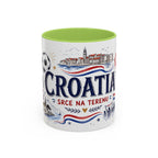 Croatia Soccer Coffee Mug | World Cup Fan Gift | Accent Color Ceramic 11oz 15oz Match Day Cup