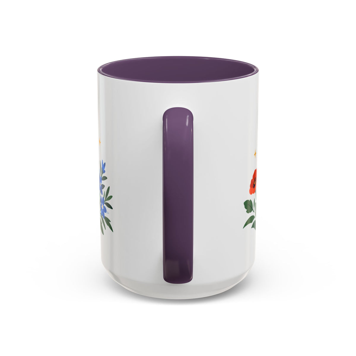 Aries Zodiac Coffee Mug | Ram and Floral Design | Astrology Birthday Gift | 11 oz 15 oz Ceramic Accent Mug