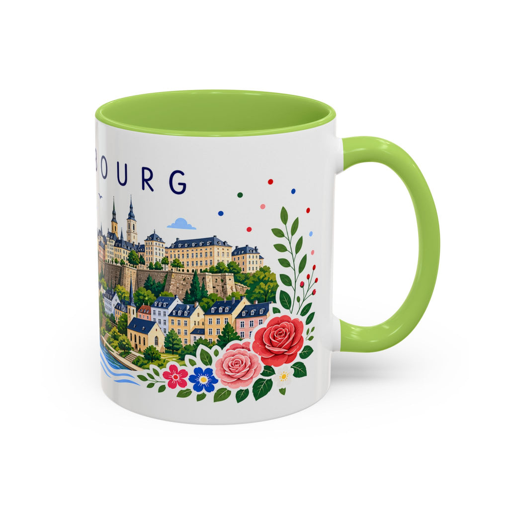Luxembourg Coffee Mug | Travel Souvenir Accent Mug | Place Gift Ceramic Cup 11oz 15oz