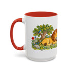 The Lion and the Mouse Mug | Storybook Fairy Tale Accent Coffee Mug | EveryLegend