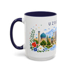 Uzbekistan Coffee Mug | Travel Souvenir Accent Mug | Place Gift Ceramic Cup 11oz 15oz