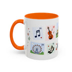 Vienna Coffee Mug | Postage Stamp Collage Mug | Travel Souvenir Accent Cup 11oz 15oz