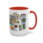 Porto Illustrated Travel Mug | City Souvenir Accent Coffee Mug | 11oz 15oz Ceramic Cup
