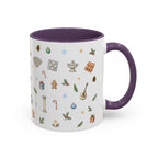 Rome Christmas Mug | Watercolor City Souvenir | Ceramic Coffee Cup