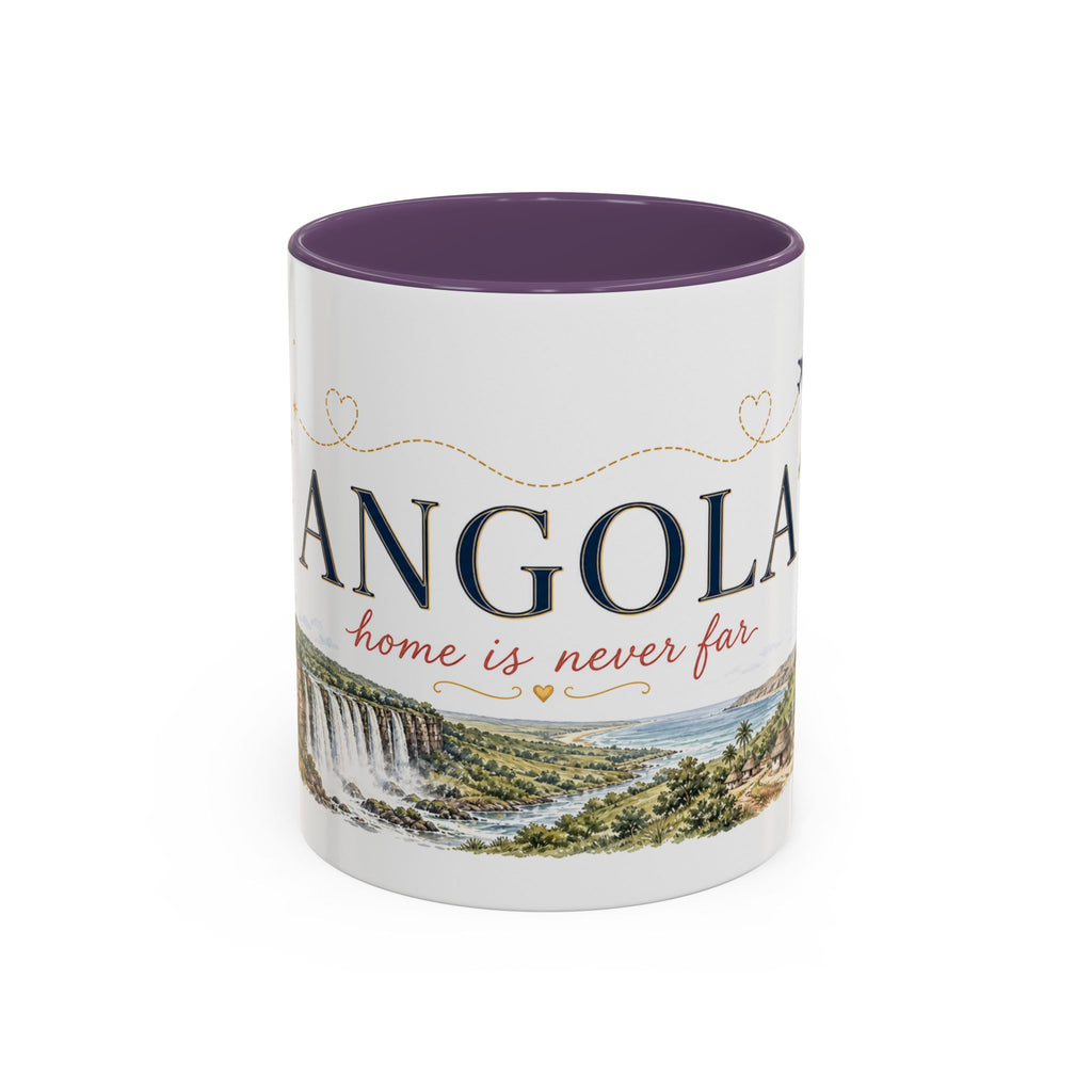 Angola Home Country Mug | Moving Away Gift | Long Distance Friendship | 11 oz 15 oz Accent Mug