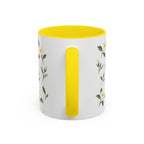 Georgia Sweetbay Magnolia Mug, State Flower Floral Coffee Cup, 11oz Botanical Gift