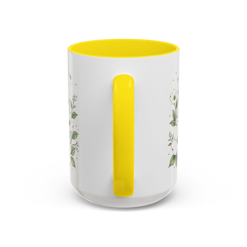 North Carolina State Map Mug | Moving Away, Homesick Gift | Botanical Accent Coffee Cup