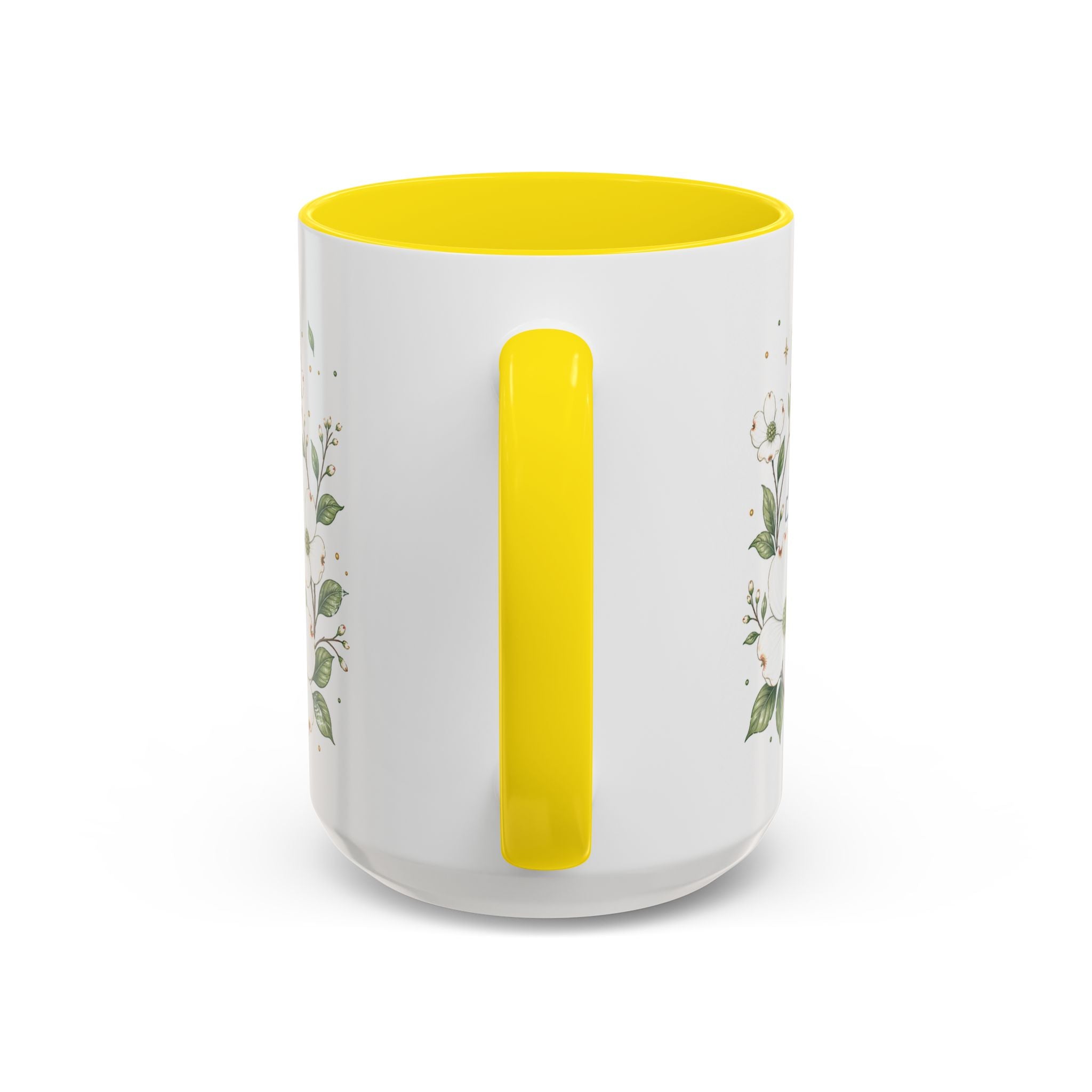 North Carolina State Map Mug | Moving Away, Homesick Gift | Botanical Accent Coffee Cup