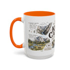Kings Canyon National Park Coffee Mug | California Sierra Nevada Sequoia Gift | Accent Color Ceramic 11oz 15oz