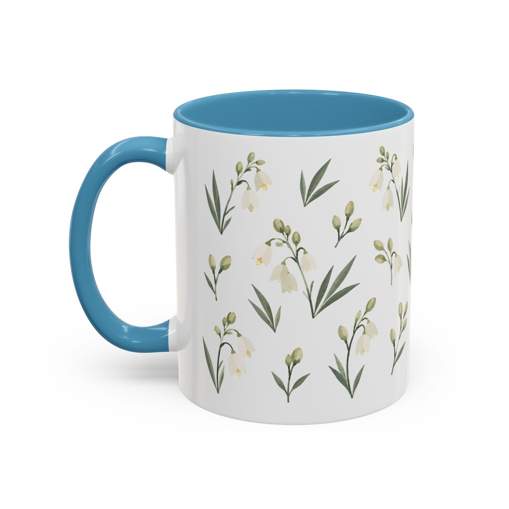 New Mexico Yucca Flower Mug, State Flower Floral Coffee Cup, 11oz Botanical Gift