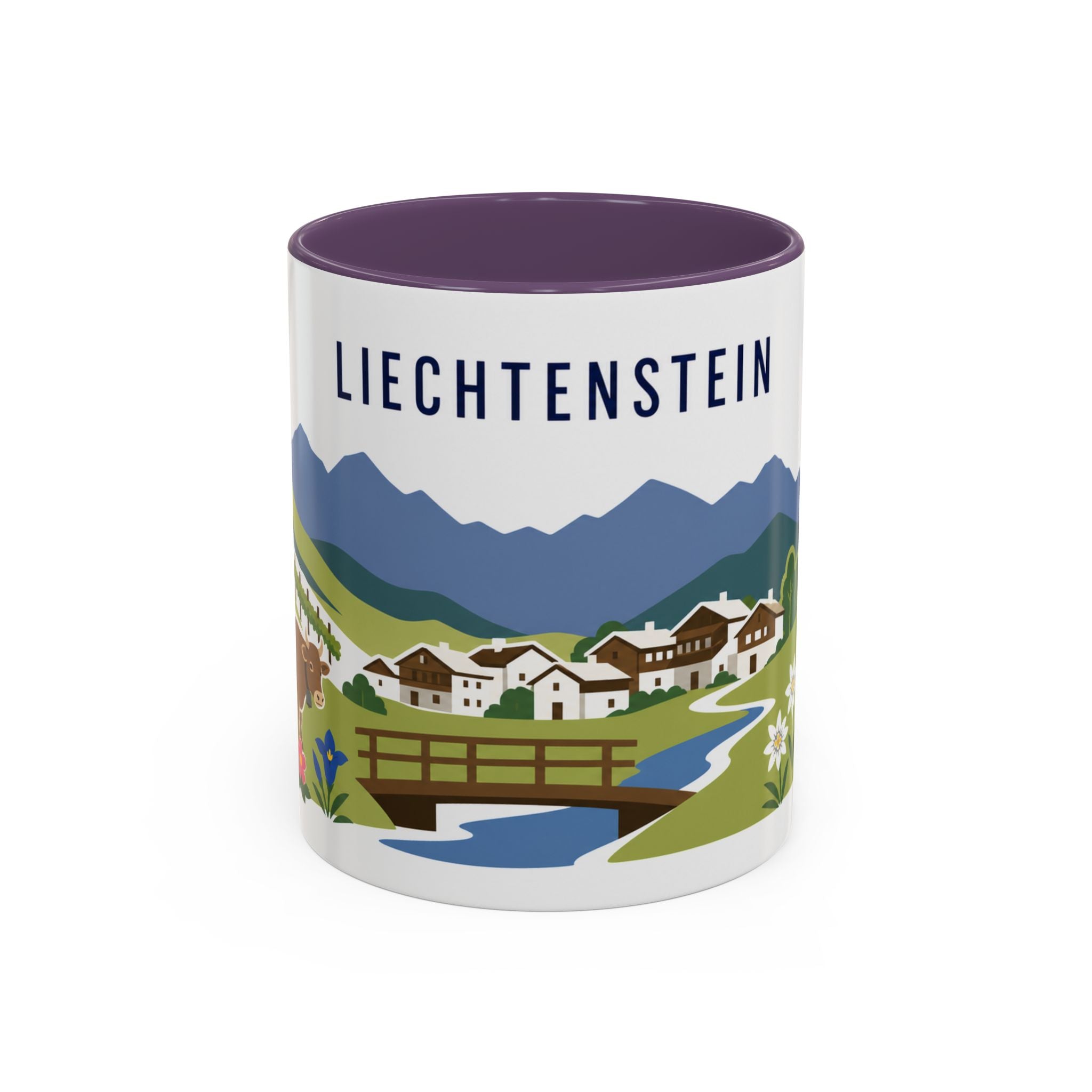 Liechtenstein Coffee Mug | Travel Souvenir Accent Mug | Country Gift Ceramic Cup 11oz 15oz