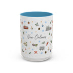 New Orleans Christmas Mug | Watercolor City Souvenir, Travel Gift (11oz/15oz)