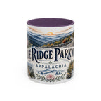 Blue Ridge Parkway Mug, Appalachia Travel Souvenir, Bucket List Gift, Accent Ceramic Coffee Mug 11oz 15oz