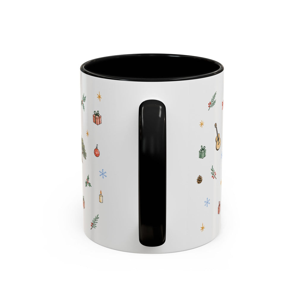 Austin Christmas Mug | Watercolor Travel Souvenir | Holiday Gift | Accent Ceramic Coffee Cup 11oz 15oz