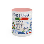 Portugal Coffee Mug | Travel Souvenir Accent Mug | Country Gift Ceramic Cup 11oz 15oz