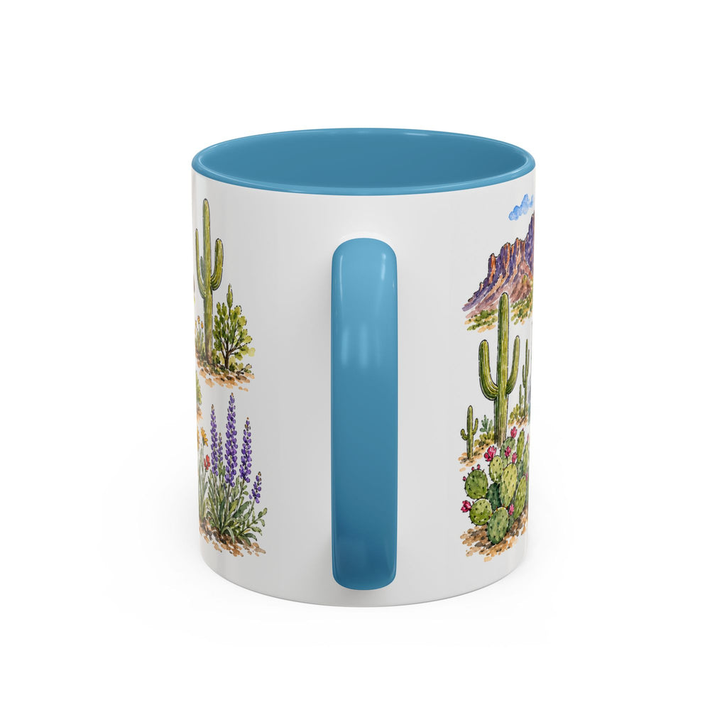 Mesa Illustrated Travel Mug | City Souvenir Accent Coffee Mug | 11oz 15oz Ceramic Cup