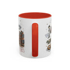 Philadelphia Coffee Mug | Pennsylvania Souvenir City Gift | Accent Color Ceramic 11oz 15oz