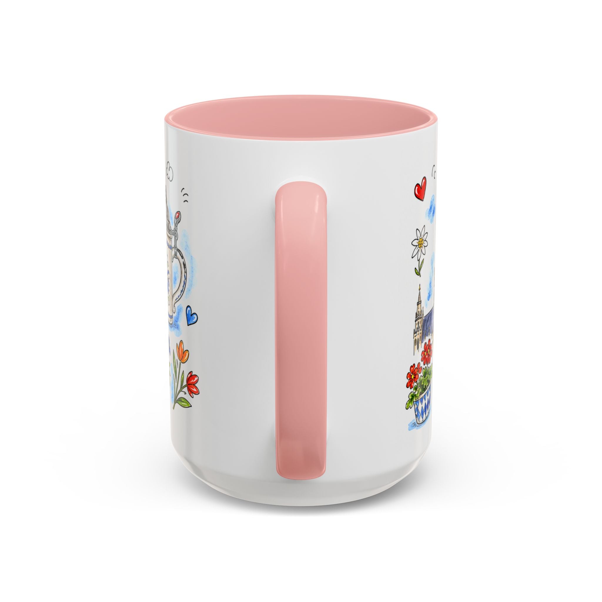 Munich Travel Mug | European City Souvenir Accent Coffee Mug | 11oz 15oz Ceramic Cup