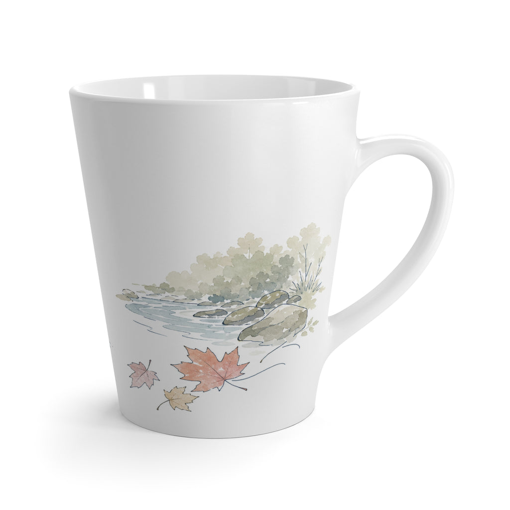 Cuyahoga Valley National Park Latte Mug | Pastel Watercolor Nature Coffee Cup | 12 oz Travel Souvenir Gift