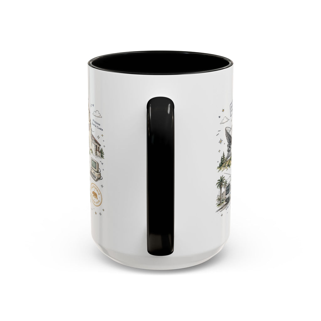 San Jose Coffee Mug | California Souvenir City Gift | Accent Color Ceramic 11oz 15oz