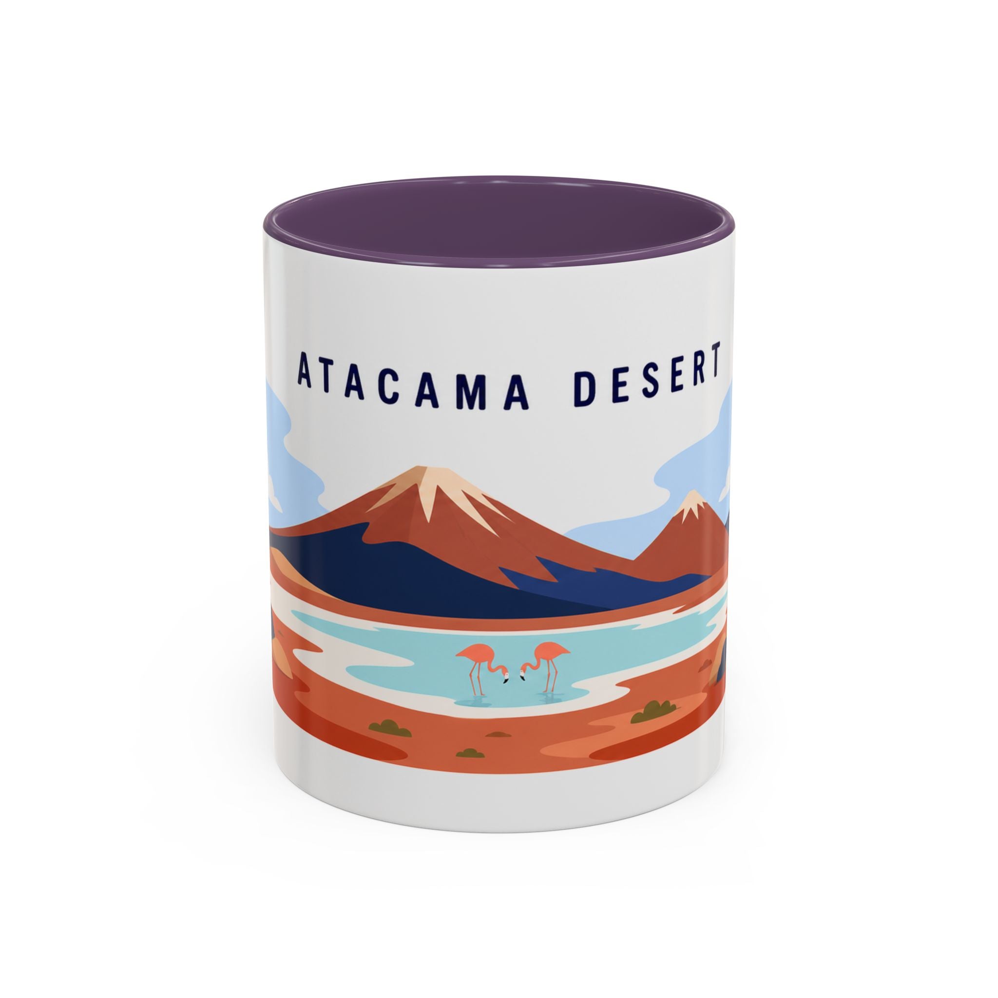 Atacama Desert Coffee Mug | Travel Destination Souvenir Gift | Accent Color Ceramic 11oz 15oz