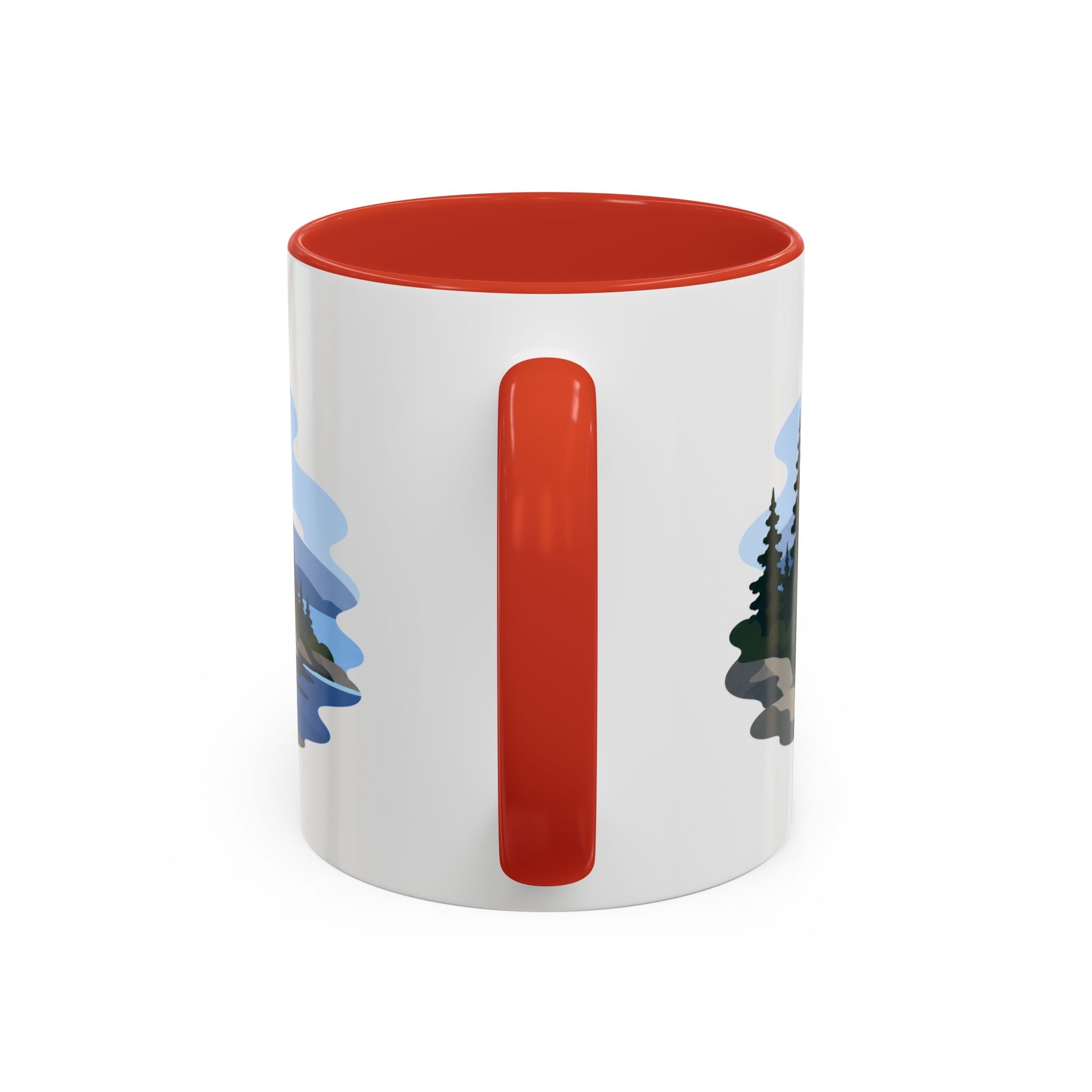 Isle Royale National Park Coffee Mug | Solid Color Block Park Souvenir | 11oz 15oz Accent Mug