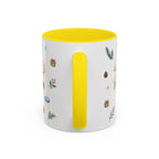 Banff Lake Louise Christmas Mug | Watercolor Travel Souvenir | Holiday Gift | Accent Ceramic Coffee Cup 11oz 15oz