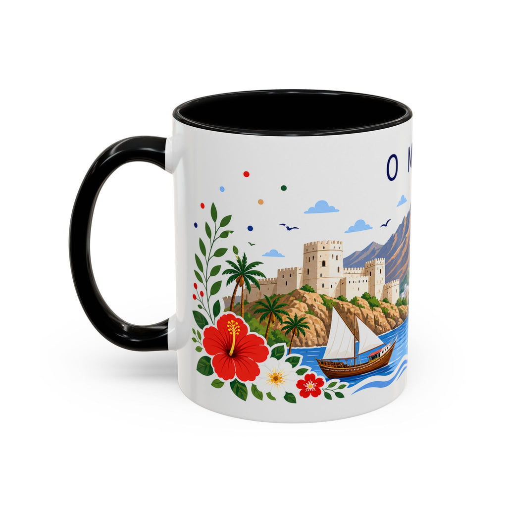 Oman Coffee Mug | Travel Souvenir Accent Mug | Place Gift Ceramic Cup 11oz 15oz