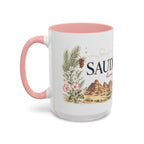 Saudi Arabia Home Country Mug | Moving Away Gift | Long Distance Friendship | 11 oz 15 oz Accent Mug