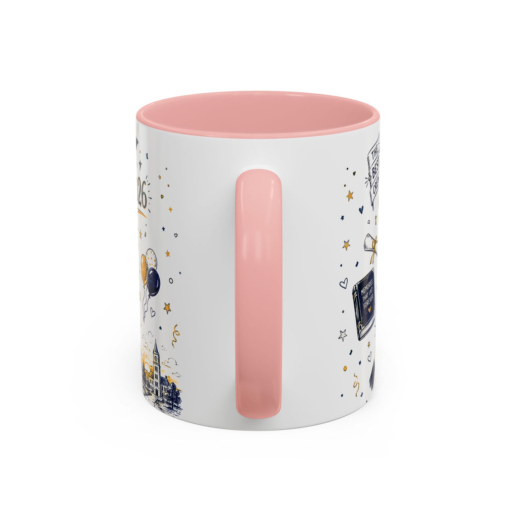 We Did It Class of 2026 Coffee Mug | Graduation Gift | Accent Color Ceramic 11oz 15oz