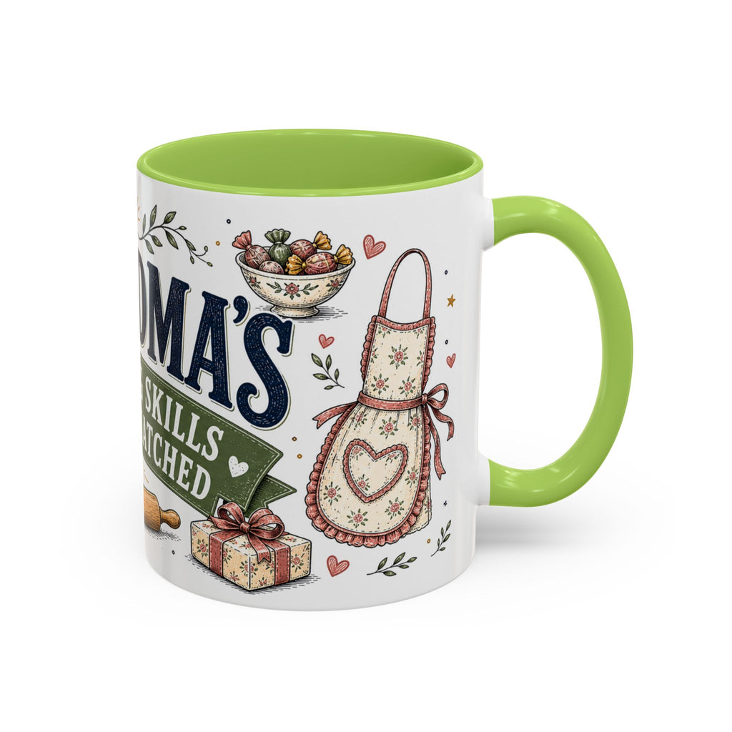 Grandma's Spoiling Skills Are Unmatched Coffee Mug | Funny Gift From Grandkids | Accent Ceramic 11oz 15oz