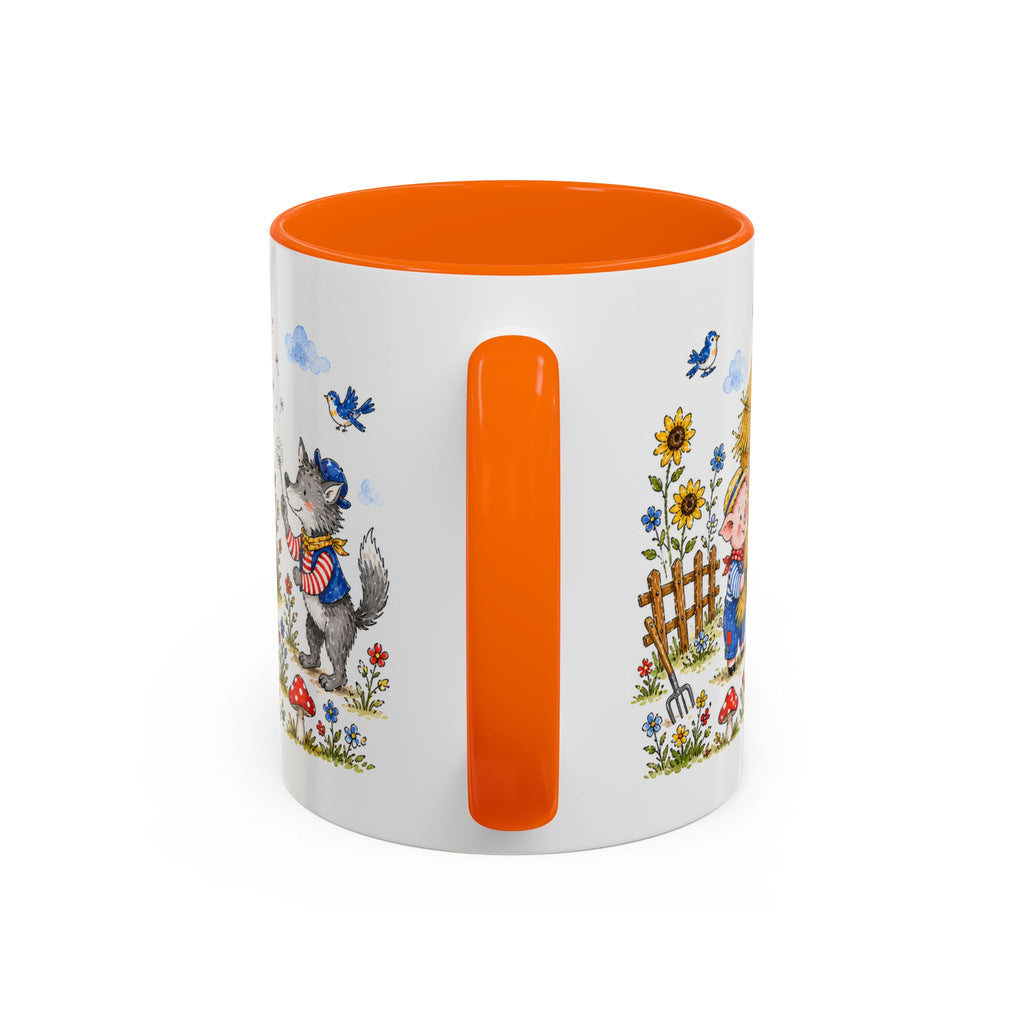 Three Little Pigs Mug | Storybook Fairy Tale Accent Coffee Mug | EveryLegend