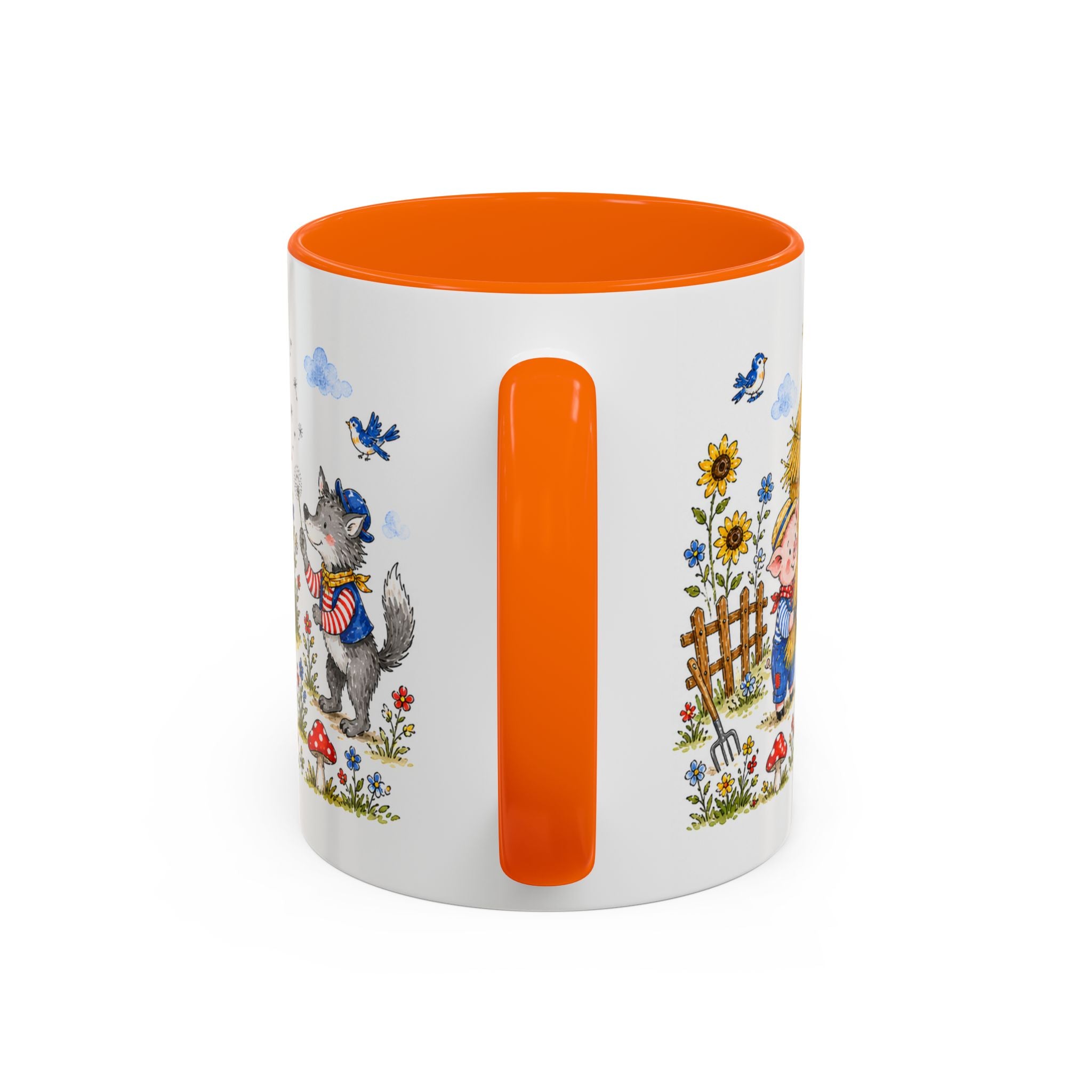 Three Little Pigs Mug | Storybook Fairy Tale Accent Coffee Mug | EveryLegend