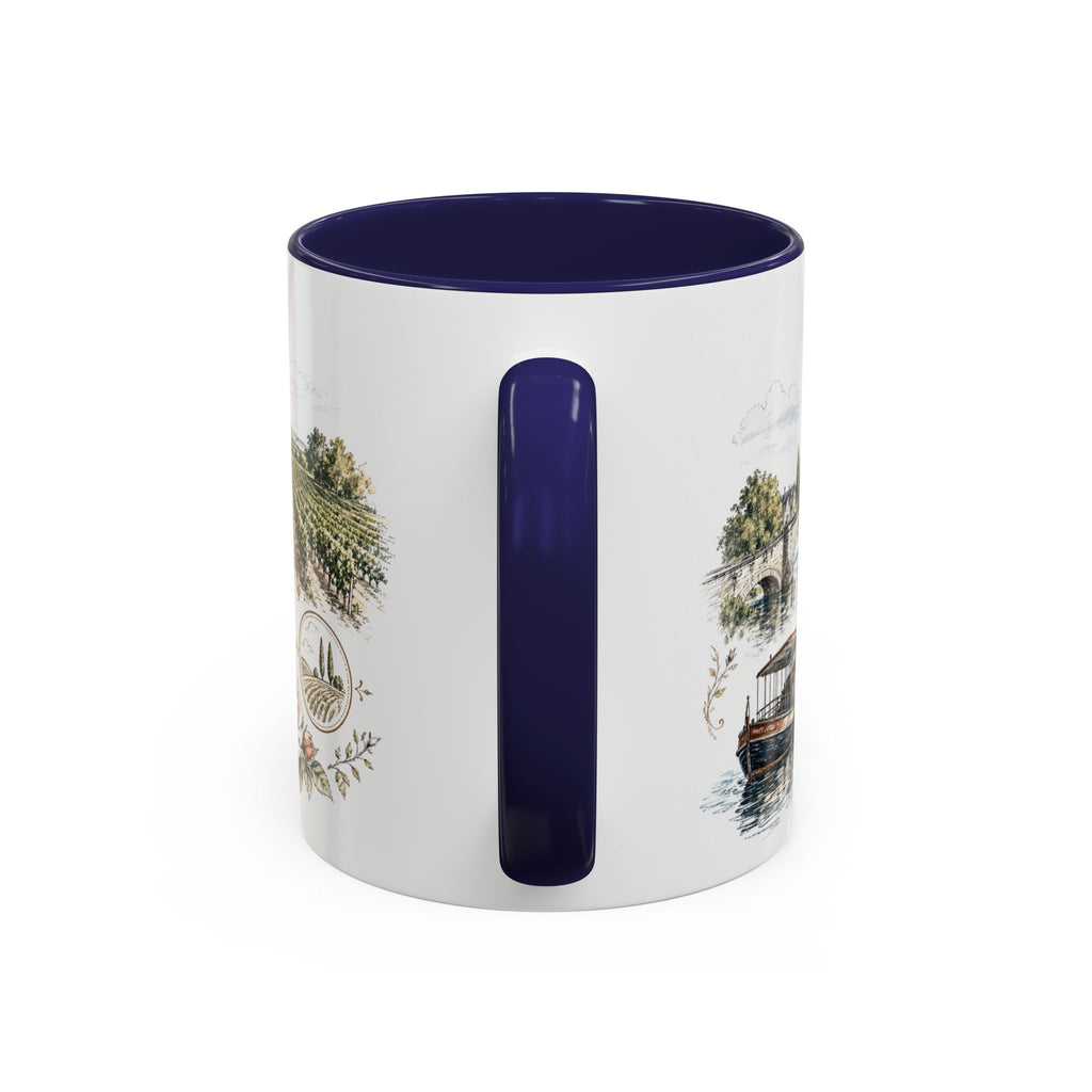 Loire Valley Mug, France Travel Souvenir, Bucket List Gift, Accent Ceramic Coffee Mug 11oz 15oz