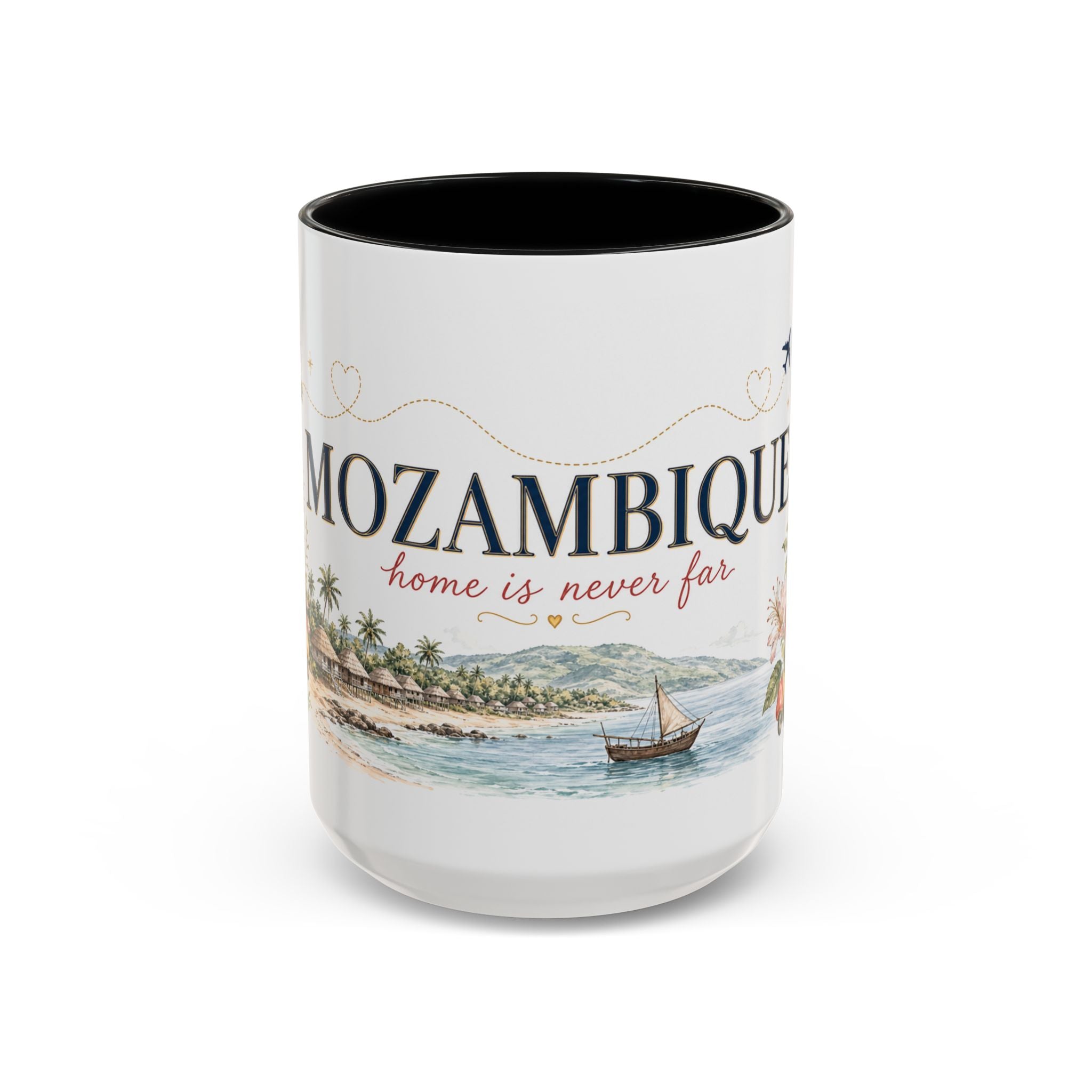 Mozambique Home Country Mug | Moving Away Gift | Long Distance Friendship | 11 oz 15 oz Accent Mug