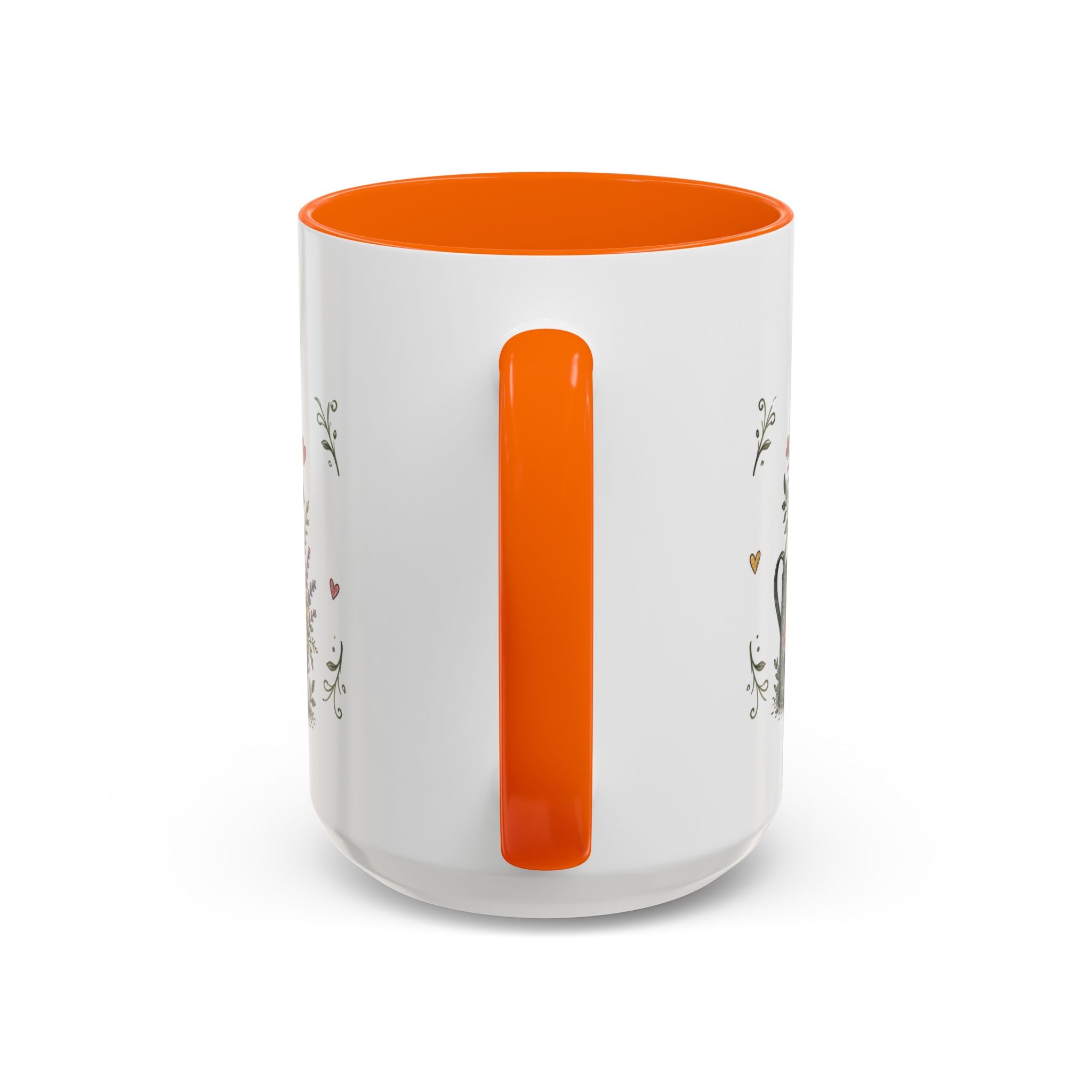 Grandma's Garden Of Love Coffee Mug | Gift From Grandkids | Accent Color Ceramic 11oz 15oz