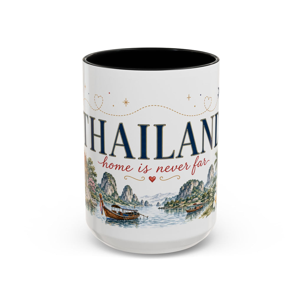 Thailand Home Country Mug | Moving Away Gift | Long Distance Friendship | 11 oz 15 oz Accent Mug