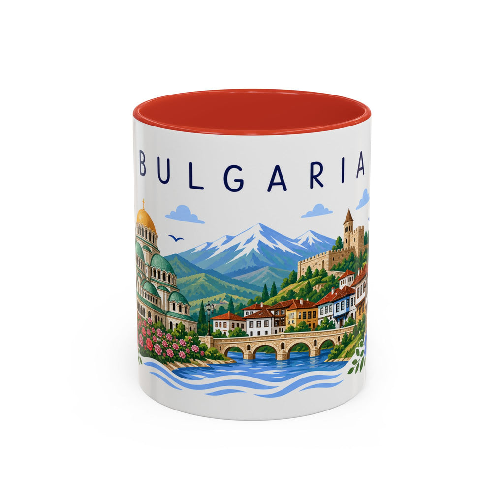 Bulgaria Coffee Mug | Travel Souvenir Accent Mug | Place Gift Ceramic Cup 11oz 15oz