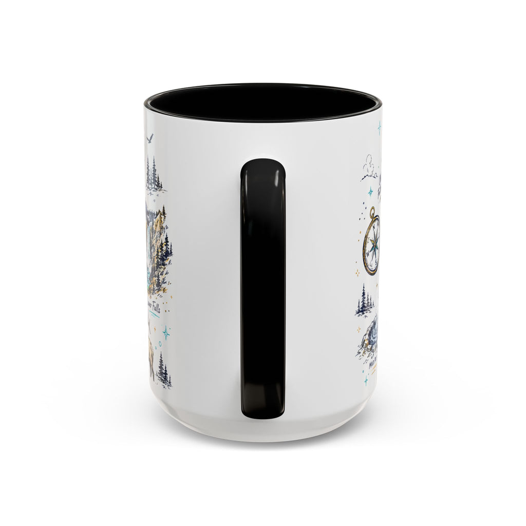 Yellowstone National Park Coffee Mug | Hiking Camping Nature Gift | Accent Color Ceramic 11oz 15oz