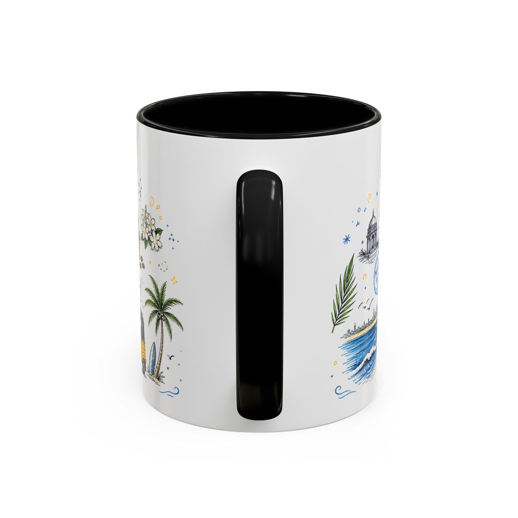 Chennai Coffee Mug | India Souvenir Travel Gift | Accent Color Ceramic 11oz 15oz