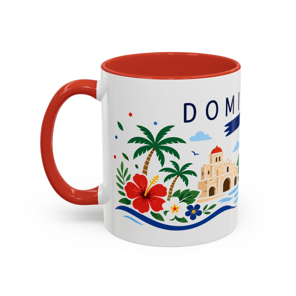 Dominican Republic Coffee Mug | Travel Souvenir Accent Mug | Country Gift Ceramic Cup 11oz 15oz