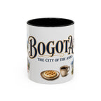 Bogota Coffee Mug | Colombia Travel Souvenir | Vintage Illustrated City Gift | 11 oz 15 oz Accent Mug