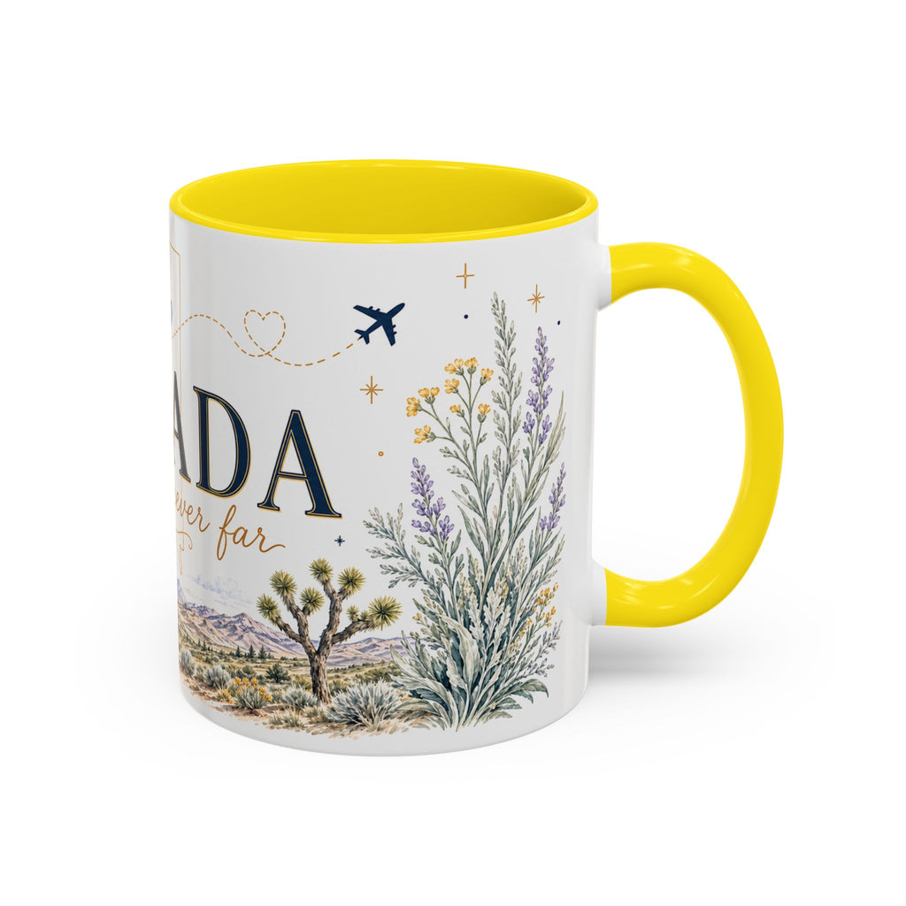 Nevada Home State Mug | Moving Away, Long Distance Friendship Gift | 11oz 15oz Accent Mug