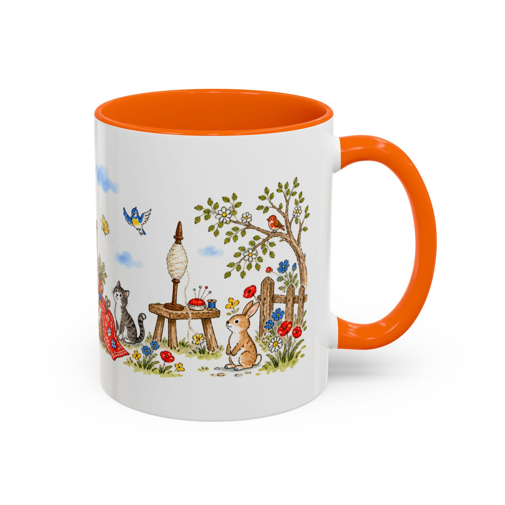 Spindle Shuttle and Needle Mug | Storybook Fairy Tale Accent Coffee Mug | EveryLegend