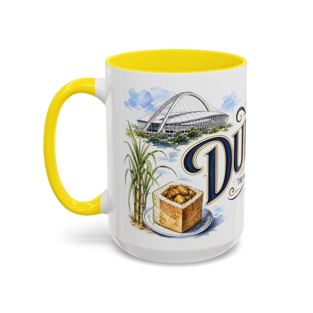 Durban Coffee Mug | South Africa Travel Souvenir | Vintage Illustrated City Gift | 11 oz 15 oz Accent Mug