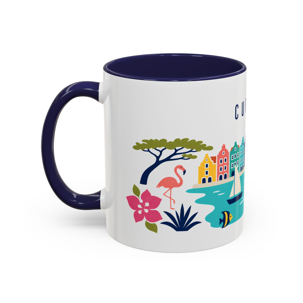 Curaçao Coffee Mug | Travel Souvenir Accent Mug | Country Gift Ceramic Cup 11oz 15oz
