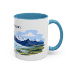 Wrangell-St. Elias National Park Coffee Mug | Solid Color Block Park Souvenir | 11oz 15oz Accent Mug